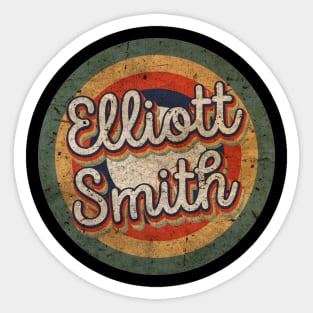 Elliott Name Personalized Smith Vintage Retro 60s 70s Birthday Gift Sticker